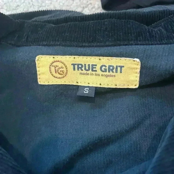Tru Grit Navy Corduroy Button Jacket Outdoor Casual Womens Size S - Picture 6 of 6